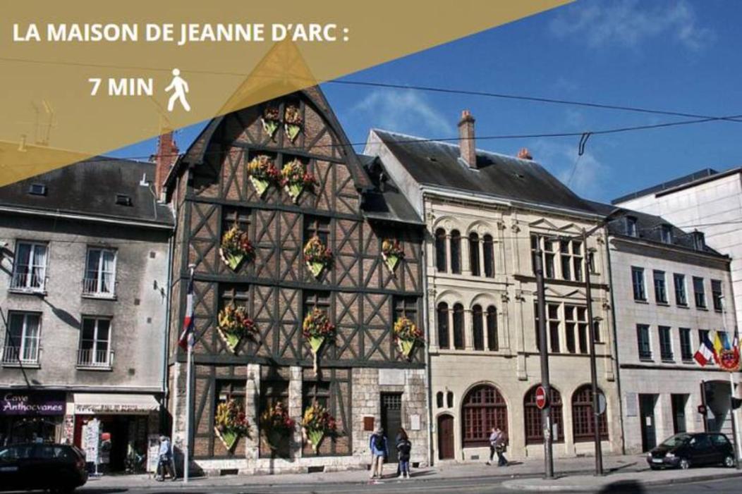 Ferienwohnung Charmant Studio Vue Cathedrale Quartier Historique Orléans Exterior foto